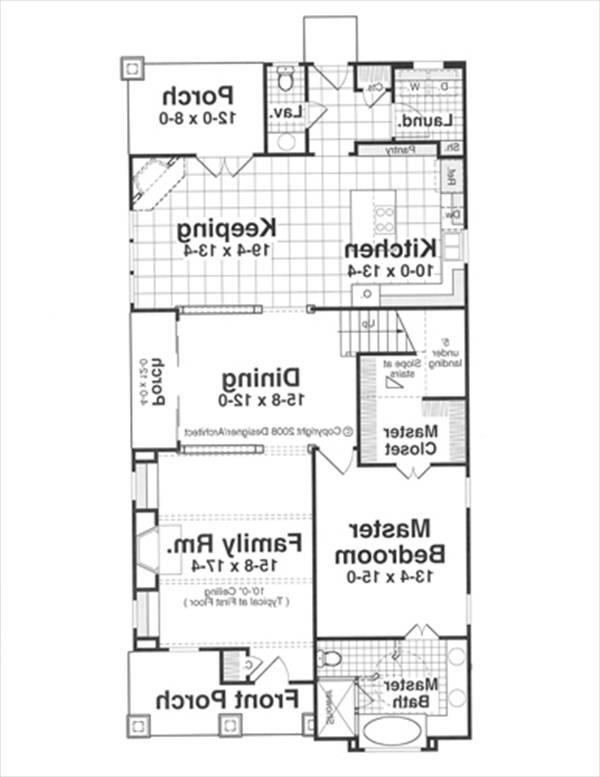 First Floor image of MABRY House Plan